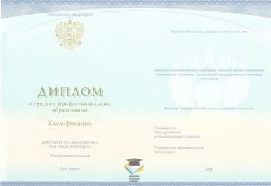 Диплом Томского политехнического техникума СпецБланк 2014-2020 годов